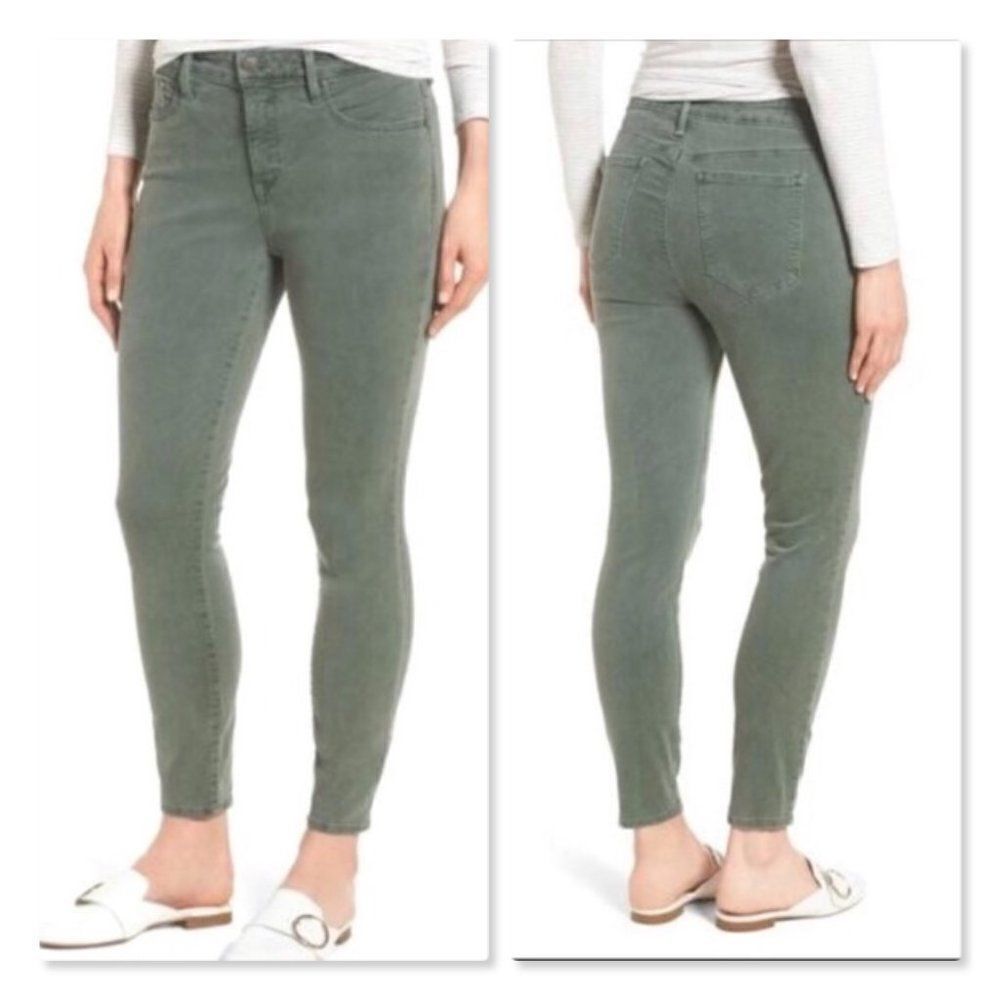 NYDJ Ami Skinny Ankle Jeans sz 2 in Green.